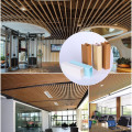 WPC Wood Plastic Modern False Ceiling Tiles Design, 50x60mm Decorative Teak Wood Ceiling Panel